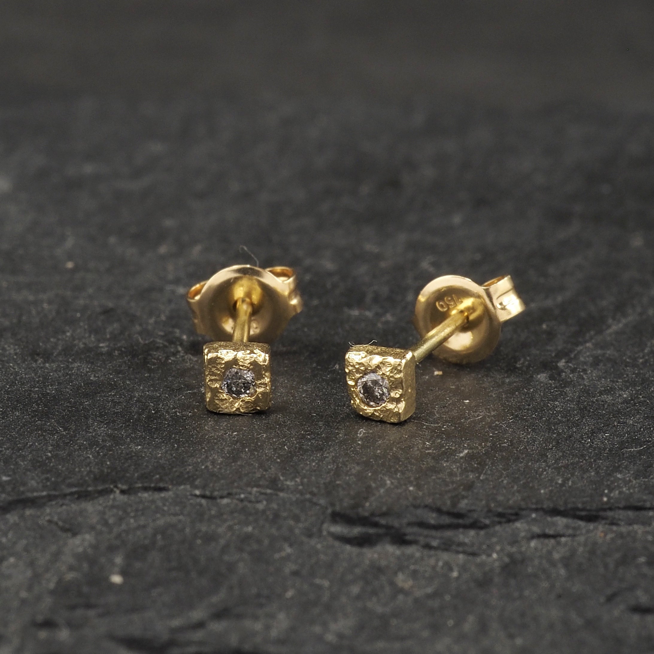 Crater Diamond Studs square