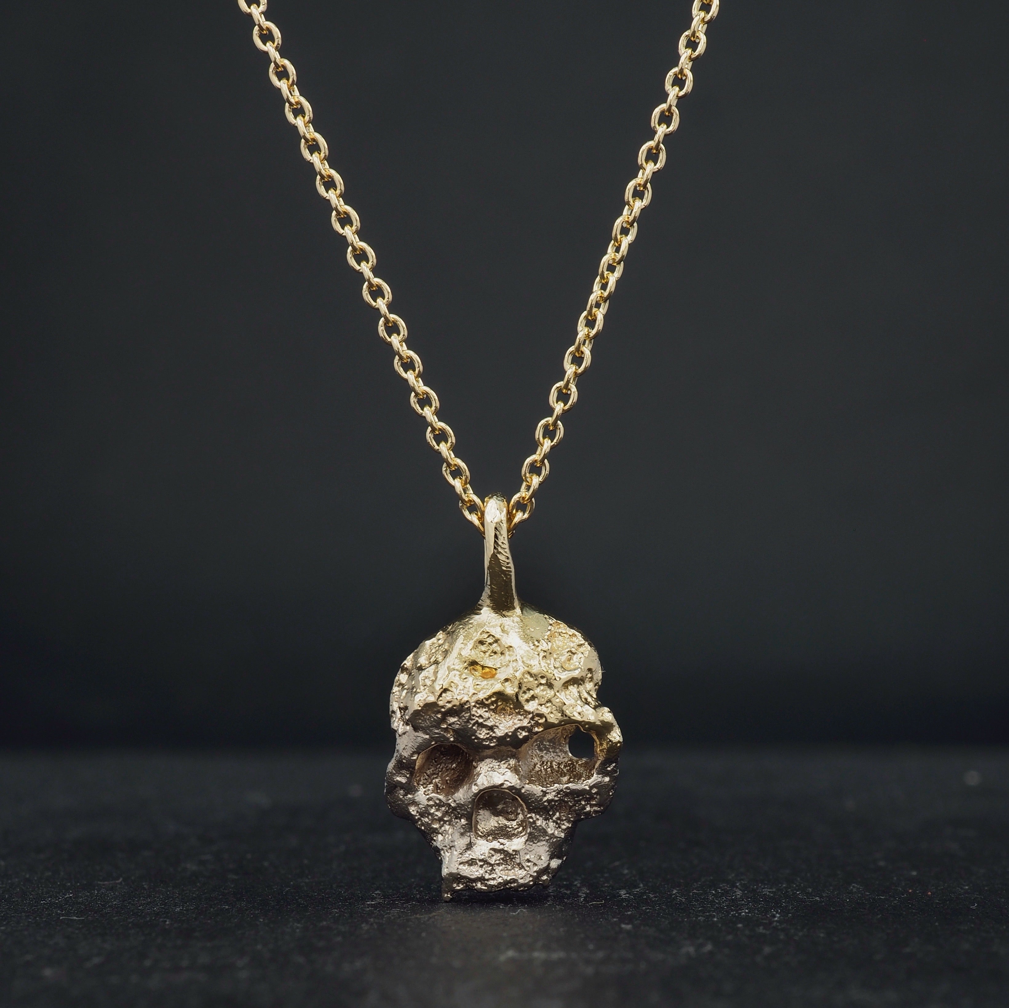 Fusion Crater skull pendant