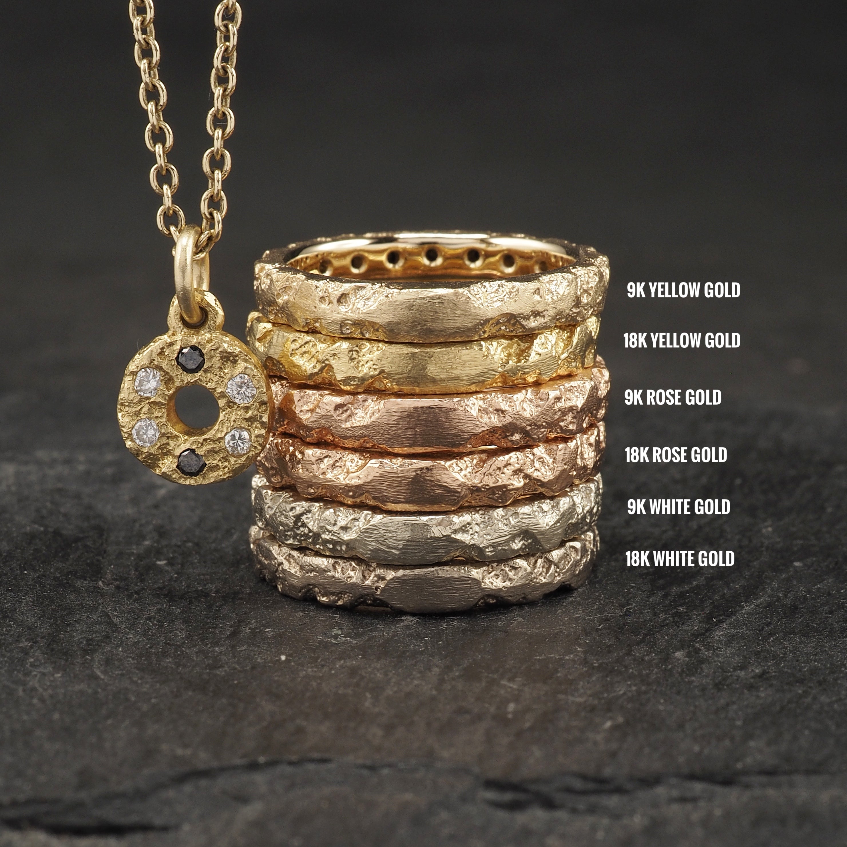 Crater Diamond Bead Pendant for Sam