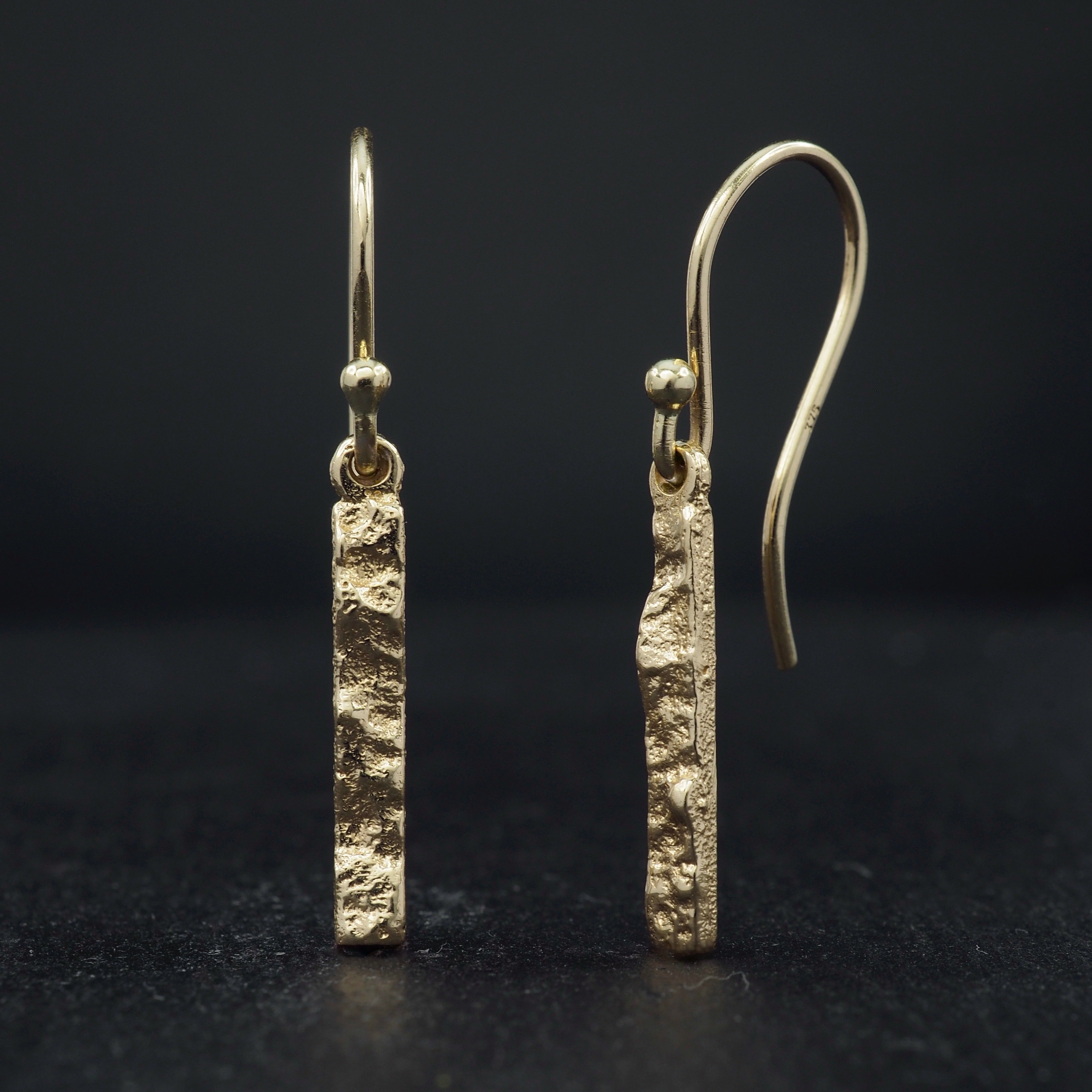 Terra rectangle hook earrings