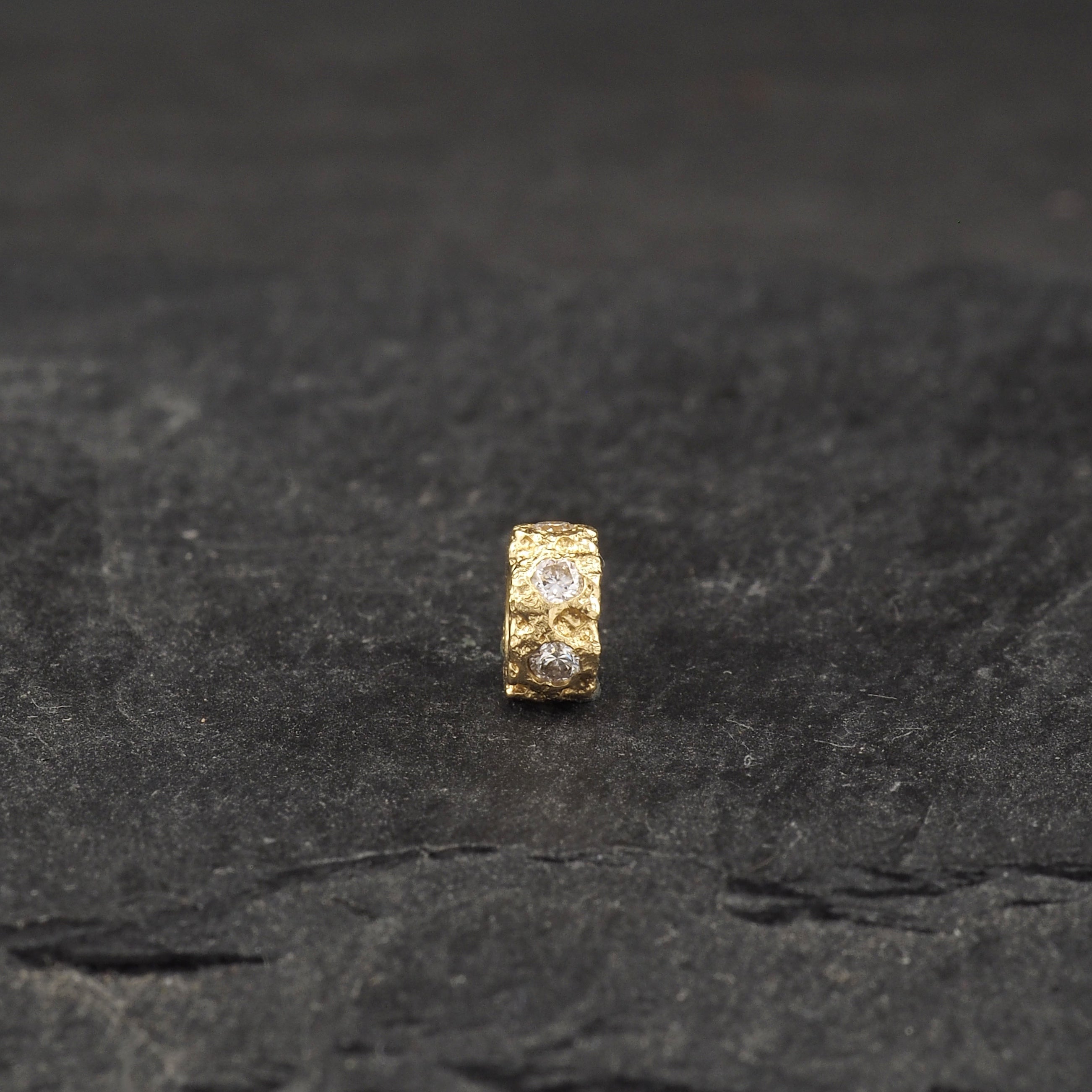 Crater Diamond Bead Pendant for Sam
