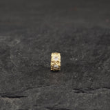 Crater Diamond Bead Pendant 9k yellow gold
