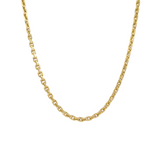 9k yellow gold anchor chain