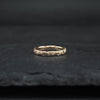 Crater Fused Yellow + Rose Gold Ring (S)