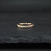 Crater Fused Yellow + Rose Gold Ring (S)