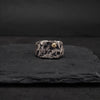 Eon Signet Ring + 18k Gold Rock Pinky (Y)