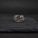 Eon Signet Ring + 18k Gold Rock Pinky (Y)