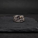Eon Signet Ring + 18k Gold Rock Pinky